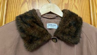 Gabardina Piel Marrón Talla 46