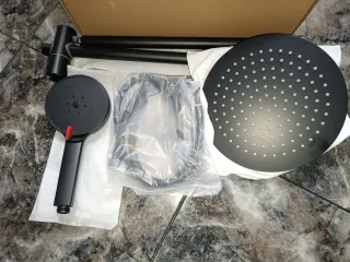 Columna Ducha Termostática Negra