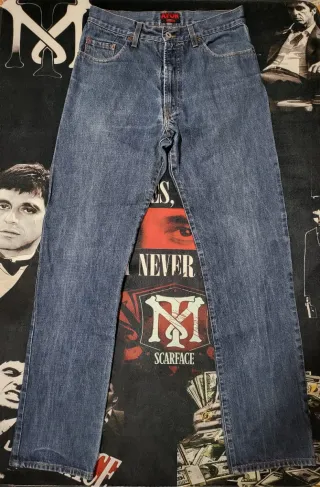 Jeans Energie Y2K con Tigre Ricamato