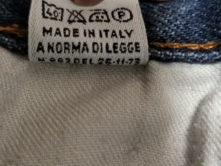 Jeans Energie Y2K con Tigre Ricamato