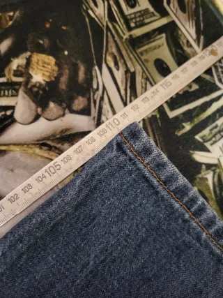 Jeans Energie Y2K con Tigre Ricamato