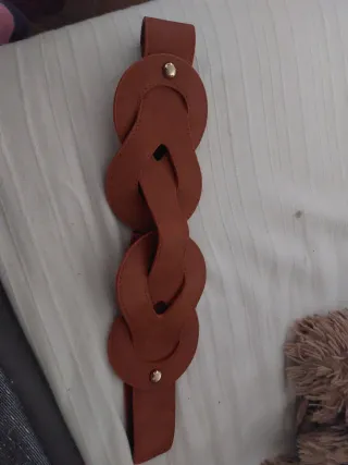 Cinturón Shein Piel Sintética Marrón