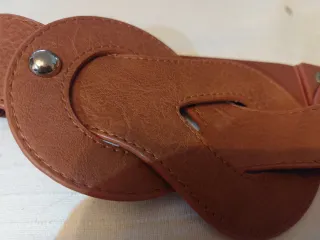 Cinturón Shein Piel Sintética Marrón