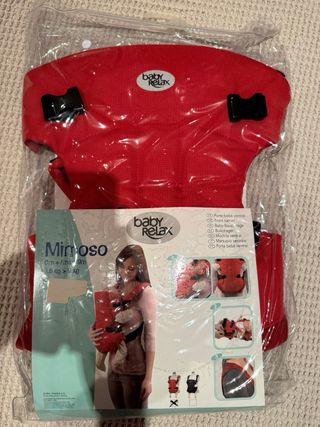 Mochila Portabebés Roja Baby Relax