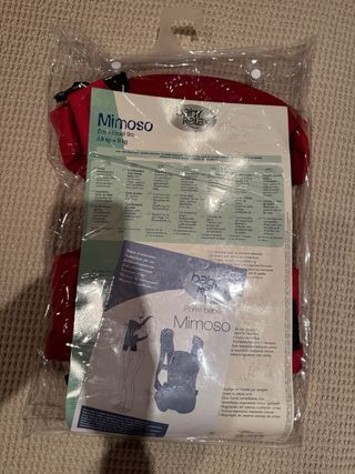 Mochila Portabebés Roja Baby Relax