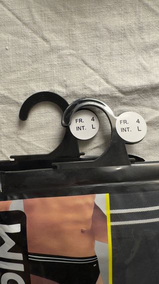 2x Pack 2 Slips Dim Talla L Algodón Stretch