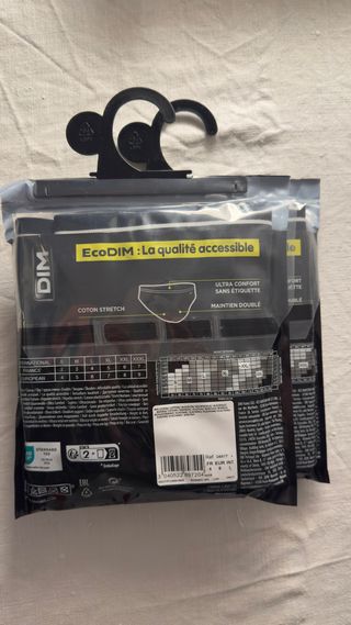 2x Pack 2 Slips Dim Talla L Algodón Stretch