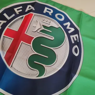 Bandeira Alfa Romeo Itália 180x45 cm