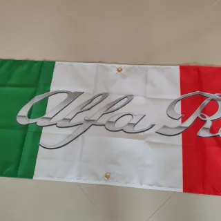 Bandeira Alfa Romeo Itália 180x45 cm