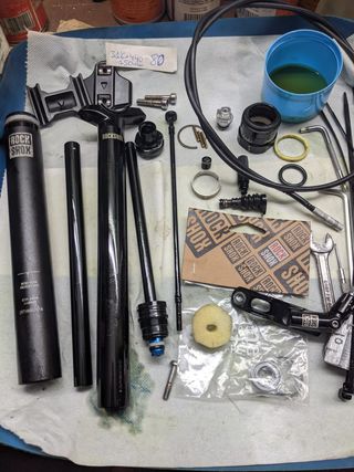 Tija Reverb MUY BUENA, Revisada. 31.6mm x 150