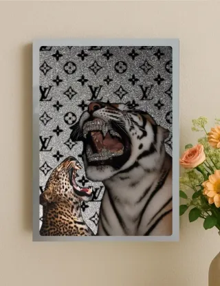 Quadro tigre leopardo lv