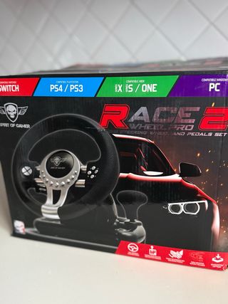 Volante y pedales Spirit of Gamer RACE 2