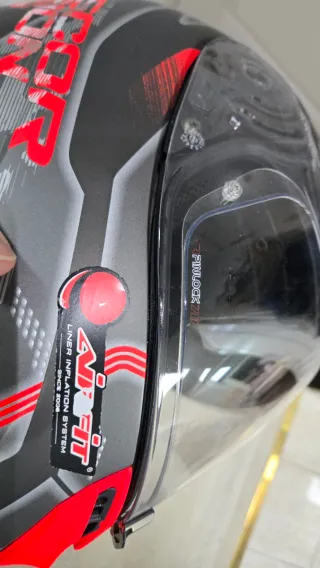 Casco Integral Scorpion EXO 1400 Gris/Rojo