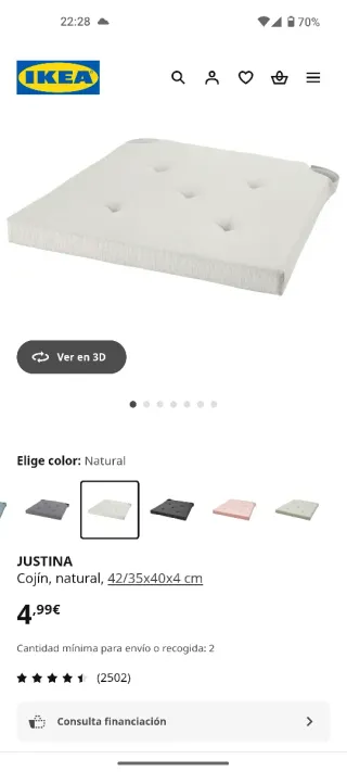 4 Sillas Terraza Ikea + Cojines