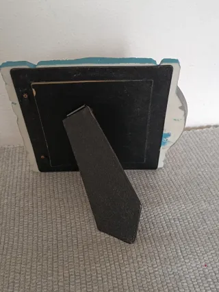 Porta-retrato Lua e Estrelas Azul