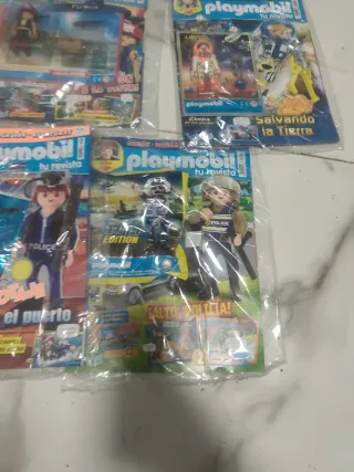 Lote 5 Revistas Playmobil con Figuras
