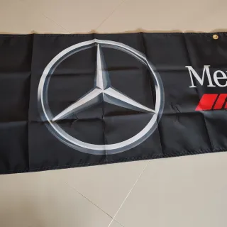 Bandeira Mercedes-Benz AMG 180x45cm