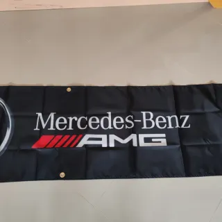 Bandeira Mercedes-Benz AMG 180x45cm