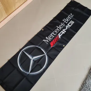 Bandeira Mercedes-Benz AMG 180x45cm