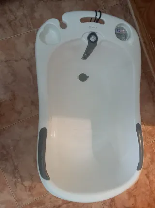 Bañera bebé con termómetro