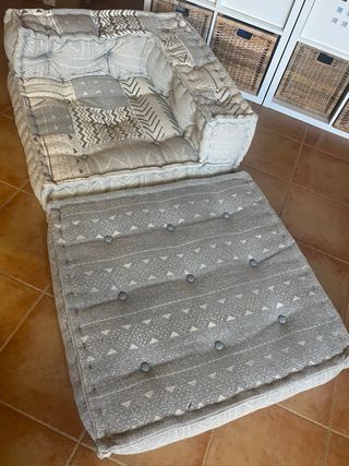 Puf Sofá Modular 2 Piezas