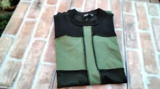 Maglione The Ragget uomo verde e nero made in UK,