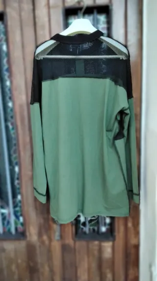 Maglione The Ragget uomo verde e nero made in UK,