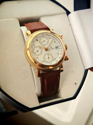 Revue Thommen Valjoux 7750Cronografo Oro