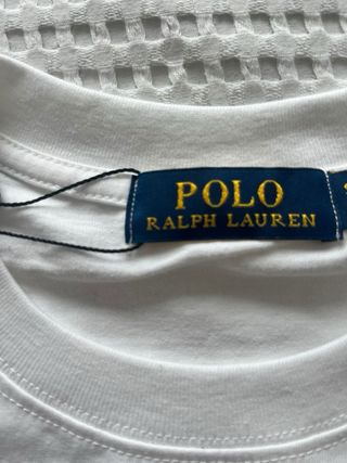 Camiseta Polo Ralph Lauren Blanca Talla S