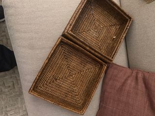 Caja de mimbre decorativa BECARA