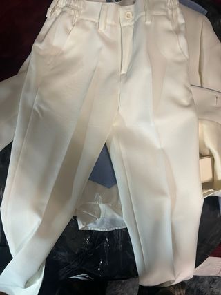 Traje comunión blanco y azul T8 nuevo