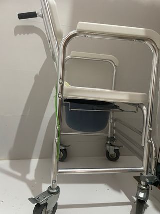 Silla WC y Ducha con Pies Abatibles