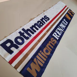 Bandeira Rothmans Williams Renault F1