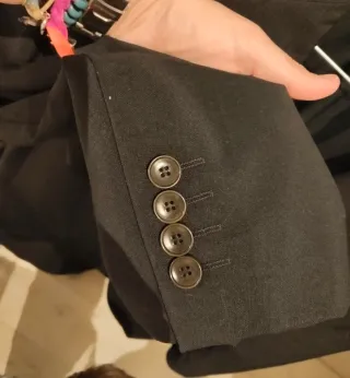 Chaqueta de traje azul marino