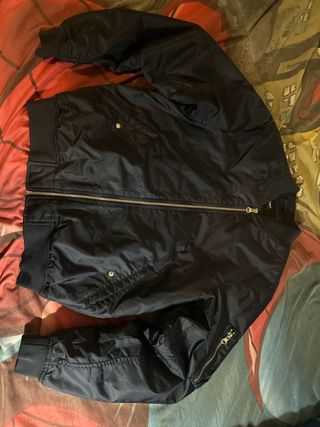 Cazadora Bomber Pull&Bear Azul Navy