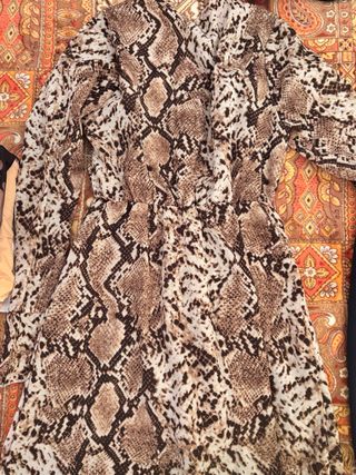 Vestito donna stampa pitone