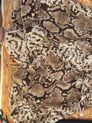 Vestito donna stampa pitone