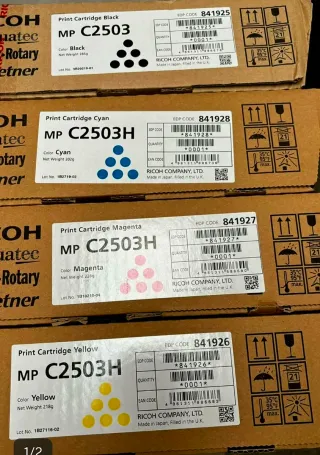 4 Toner Ricoh MP C2503