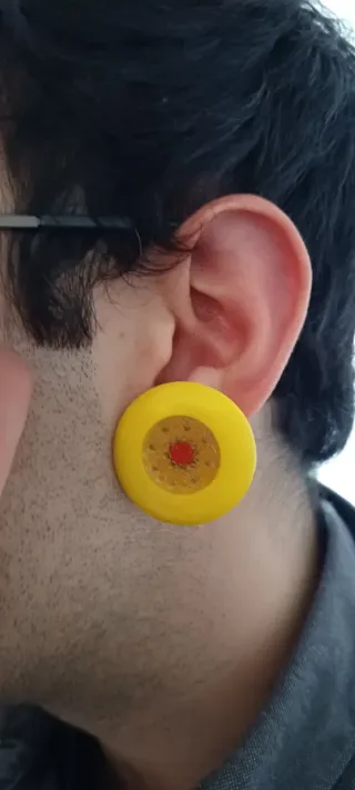 Pendientes vintage flor