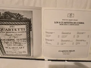 Mozart, Melos Quartett – 6 Streichquartette. 3 LP