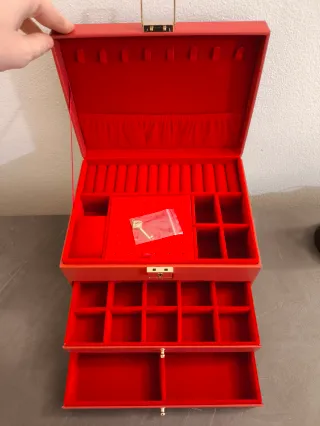 Portagioie grande rosso