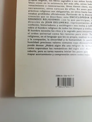 El hecho religioso. Enciclopedia Gr. religiones.