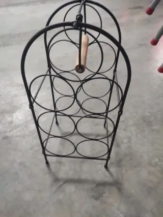 Botellero de forja para 6 botellas