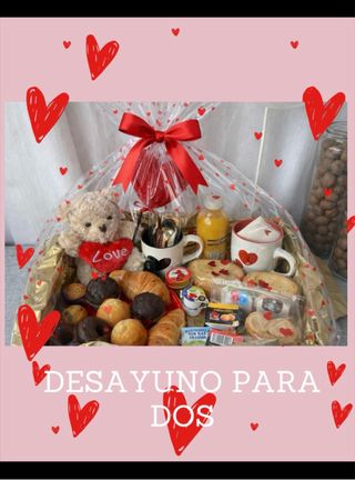 Desayuno San Valentín para dos