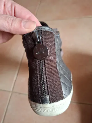 Zapatillas Geox plateadas talla 37