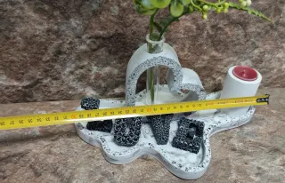 Conjunto Decorativo LOVE Corazón y Bandeja