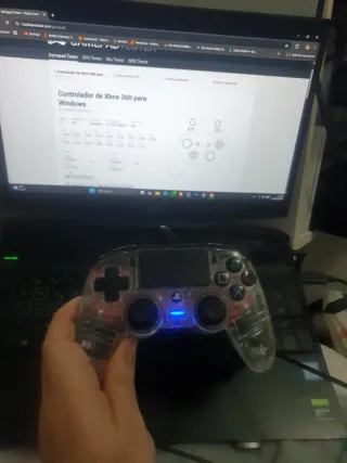 Mando PS4/PS5 Original Transparente