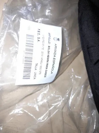 Funda Bolsa Casco Militar Cobat Negra