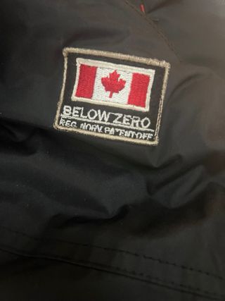 Giacca invernale con bandiera canadese