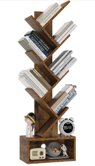 Estantería árbol rústica madera